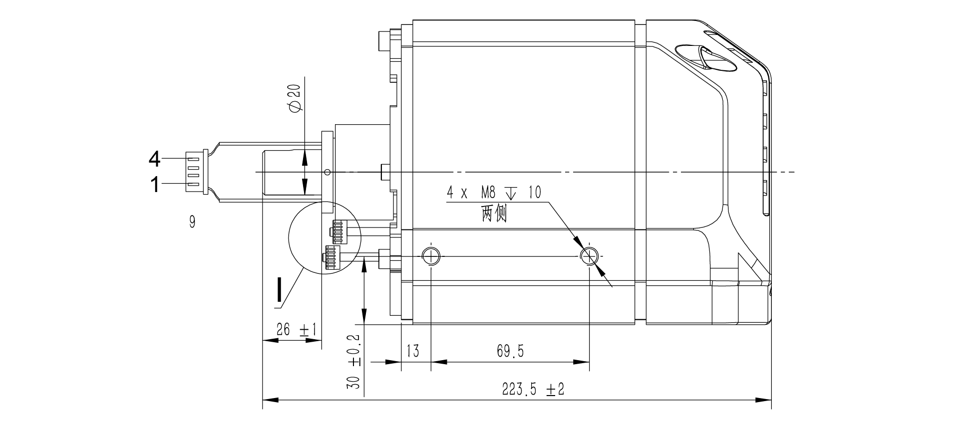 Racing simulator base motor（18Nm）